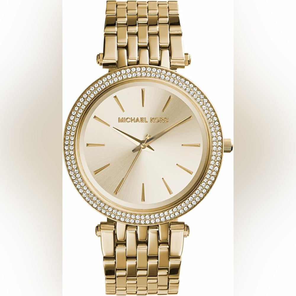 Michael Kors Darci Women's Watch, Stainless Steel and Pave Crystal